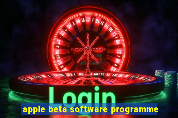 apple beta software programme